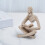 Abstract Thinker Bookend Resin Statue Sandstone 8
