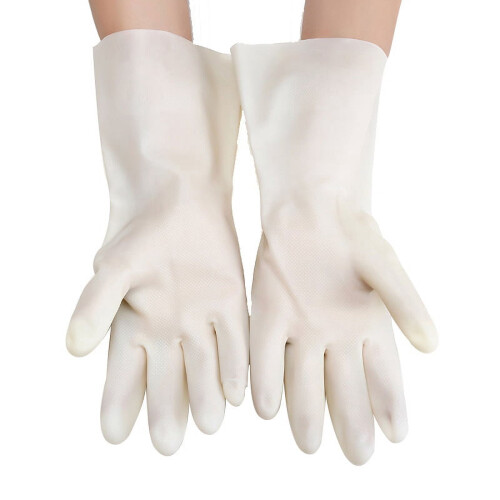 Roofei reusable dishwashing gloves white small 2