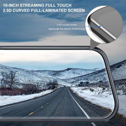 Rearview Mirror Backup Camera 10-inch 4K Dual Camera 1