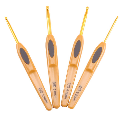 Crochet Hook Set Aluminum Alloy 16 Pieces 1