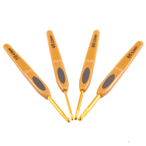 Crochet Hook Set Aluminum Alloy 16 Pieces 2