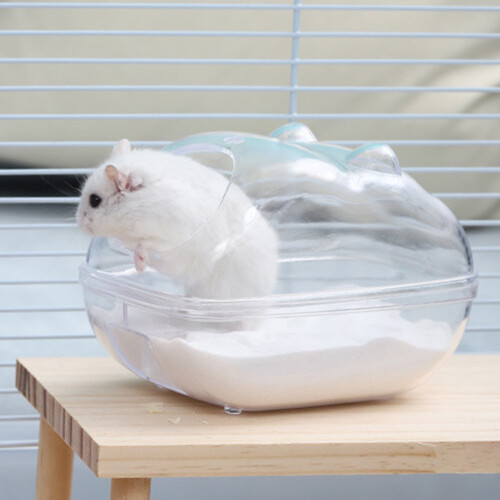 Sandbad für Hamster, Mäuse, Rennmäuse oder andere Kleintiere – Toilettenzubehör 1