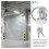 Garage Door Lock Emergency Release Key Switch 1 Set 6