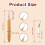 Dreadlock Crochet Hook Set 0.5mm – Single Double Triple 2