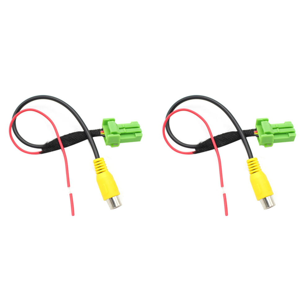 2X Car Rear View Camera Rca Video Reverse Camera Convert Cable Adapter For Vitara Swift Sx4 6032101781407