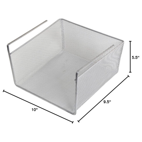 Under Shelf Basket Stainless Steel Mesh 16x14 2