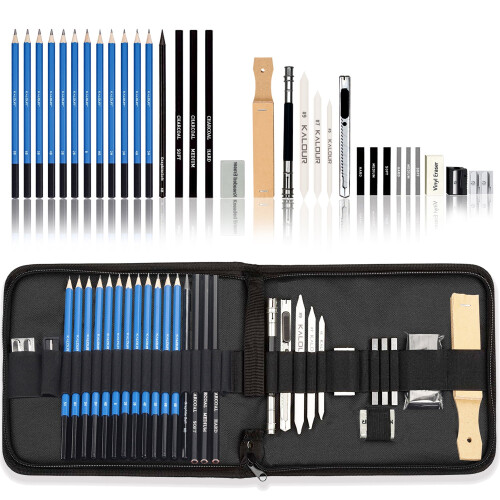 Sketch Pencil Set Professional 32 Pieces 1