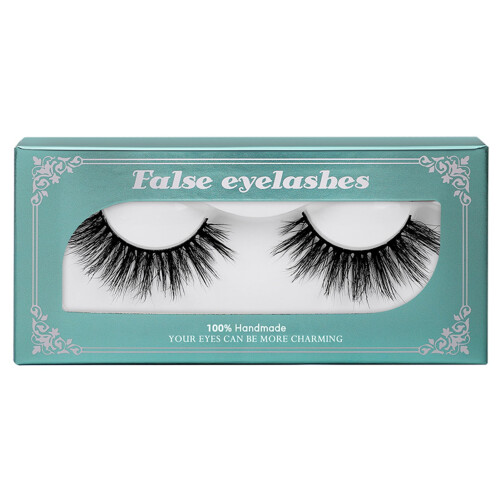 Pink False Eyelashes Natural 3D Wispy 1 Pair 1