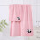 Pedty hand towels set 35x75cm soft absorbent 2 pcs red 4