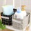 Storage Basket Cube Bin Square Organizer with Handles 3