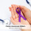Purple Awareness Ribbon Pins Lapel 100PCS 6