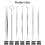 Dental Tools Kit Stainless Steel 6 Pcs with Storage Box 4