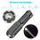 Rechargeable LED Flashlight Zoomable 990000 Lumens 3-Pack 2
