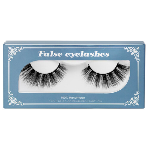 Pink False Eyelashes Natural 3D Wispy Fluffy 1 Pair 1