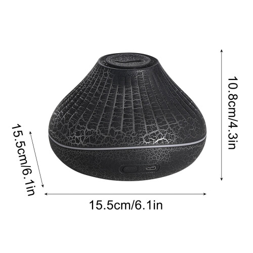 Livrdious colorful flame humidifier aromatherapy machine USB 2