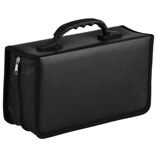 PU Leather CD Binder Case 128-Disc Portable Organizer 1