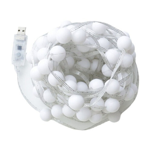 Color Changing Globe String Lights 16.4ft Smart LED 1