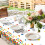 Butterfly tablecloth plastic 108x54 inch 3 pack 4