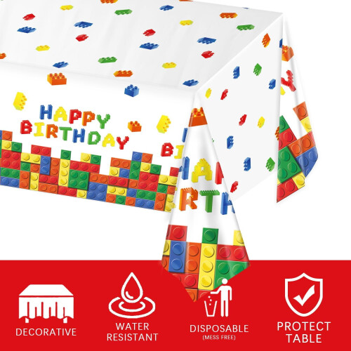 Butterfly tablecloth plastic 108x54 inch 3 pack 2