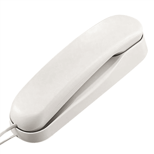 Wired Wall Phone White Fixed for Home Office School 2