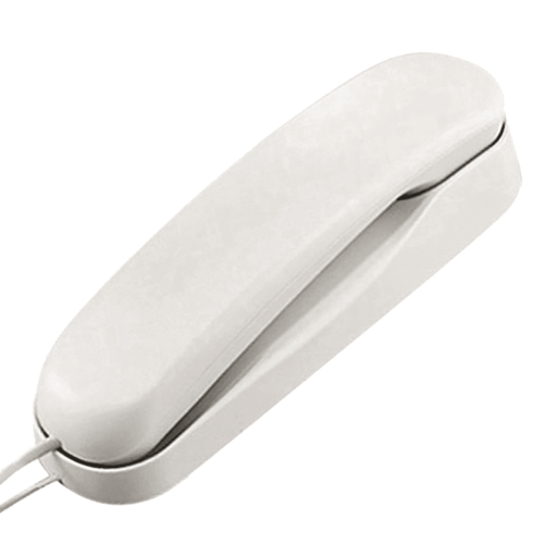 Wired Wall Phone White 3X 2