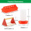 Chick Feeder and Waterer Kit with Perch, Plastic Flip-Top, 7