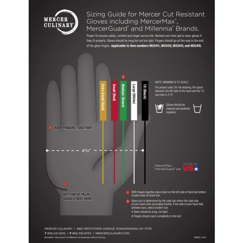 Mercer Culinary cut-resistant glove small 2