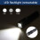 Rechargeable High-Lumen LED Flashlight 2-Pack 4