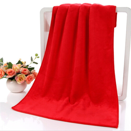 Soft absorbent thin fingertip towel red 1 piece 1