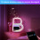 LED table lamp with Bluetooth speaker clock dimmable light 8
