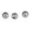 Silver Plated Sparkle Round Beads 4mm (50) 2