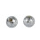 Silver Plated Sparkle Round Beads 4mm (50) 3