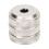 Silver Trumpet Valve Caps Metal 3 pcs 5