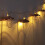 Iron Rose Gold Lampshade for LED String Lights 6ft 7