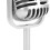 Retro Microphone Prop Silver Vintage Style with Stand 4