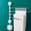 LNKOO Wall Mounted Swing Towel Rack 4-Bar Rotatable 4