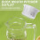 Drink Pitcher with Lid and Handle Ribbed Striped 500ML 6
