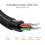 Orange AUX Cable Gold-Plated Jack 10 ft 8