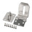 Stainless Steel Hasp and Staple Latch Lock 1 pcs 5