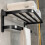 Bathroom Towel Rack Matte Black Two Bars 2