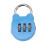 Color Password Padlock Blue Cabinet Trolley Case 3