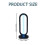 Meiiso UVC sterilization lamp black portable 2