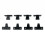 Push In Fittings Press Fit Panel Clips 4 Pack 8