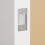 Deadbolt Strike Plate Large Hole Narrow Edge 1 Piece Silver 5