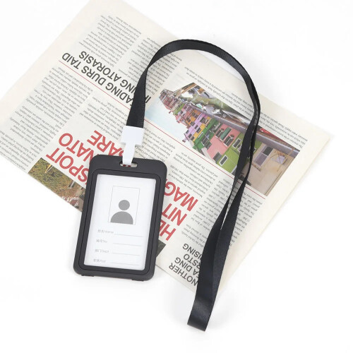 Porta-crachá Lindmeyers de plástico, 45 cm (18 polegadas), pacote com 2 unidades. 1