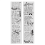 Retro Engelse alfabet decoratieve tape DIY1 rol 3