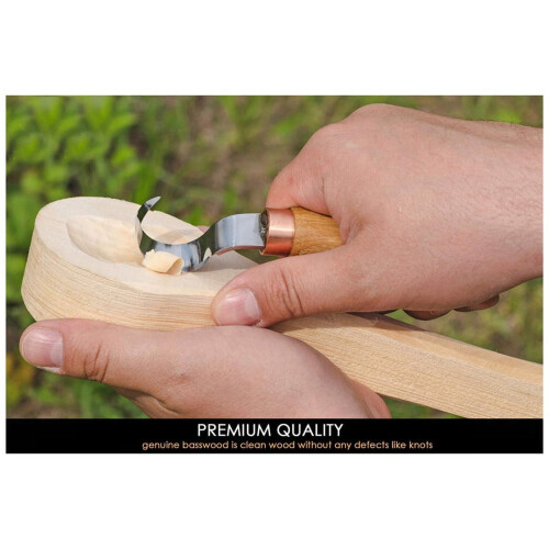 Walnut Wood Carving Spoon Blanks for Beginners 2 Pack 1