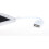 Audio Jack til USB-konverter 3,5 mm hvid adapter 2-pak 5