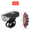 MDHAND LED bicycle light set waterproof front headlight and 7