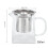 Glass Teapot Borosilicate Stovetop Kettle with Stainless 7
